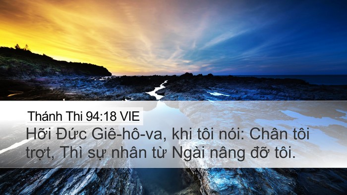 Thánh Thi 94:18 VIE Bible Verse Image