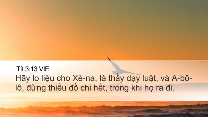 Tít 3:13 VIE Bible Verse Image
