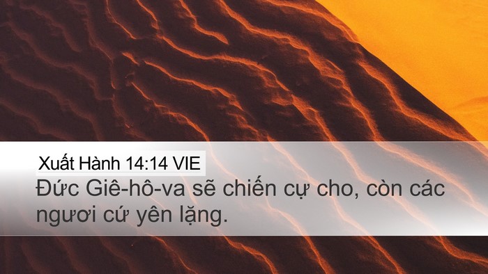 Xuất Hành 14:14 VIE Bible Verse Image