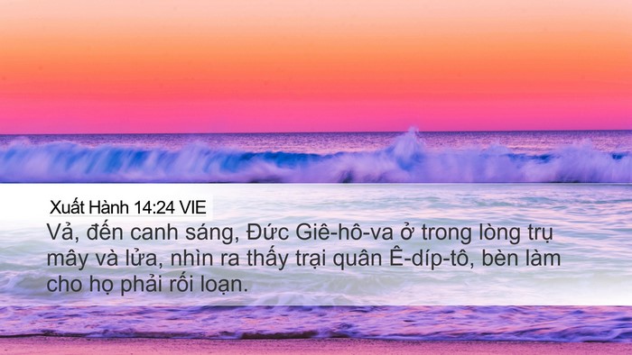 Xuất Hành 14:24 VIE Bible Verse Image