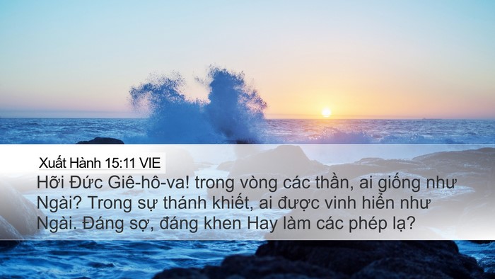 Xuất Hành 15:11 VIE Bible Verse Image