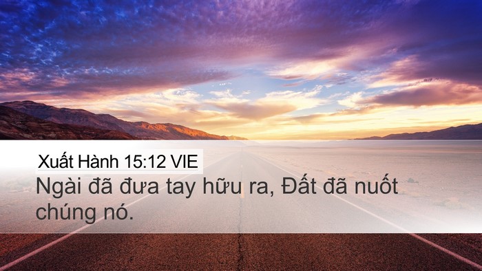 Xuất Hành 15:12 VIE Bible Verse Image