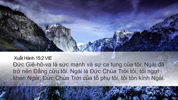 Xuất Hành 15:2 VIE Bible Verse Image