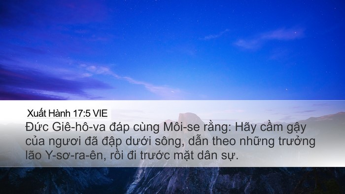 Xuất Hành 17:5 VIE Bible Verse Image