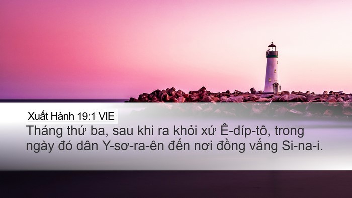 Xuất Hành 19:1 VIE Bible Verse Image