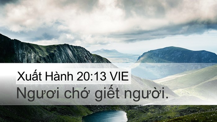 Xuất Hành 20:13 VIE Bible Verse Image