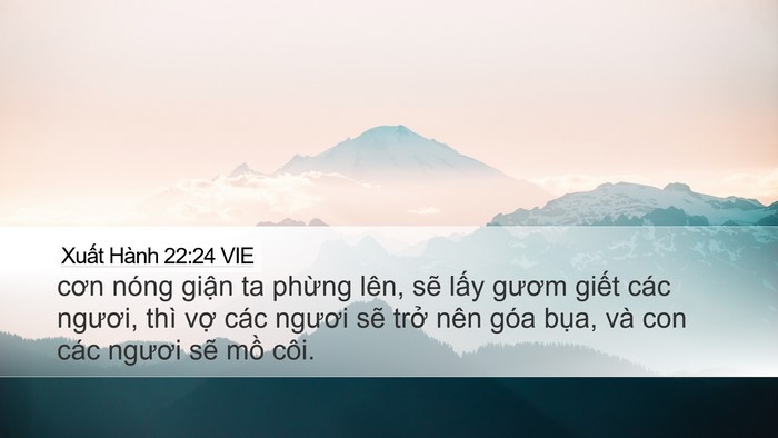 Xuất Hành 22:24 VIE Bible Verse Image