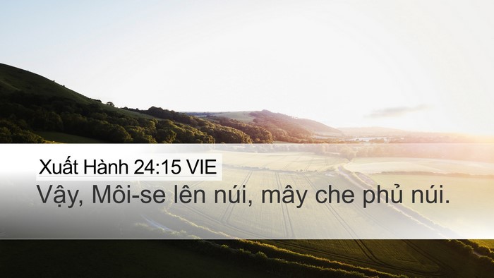 Xuất Hành 24:15 VIE Bible Verse Image