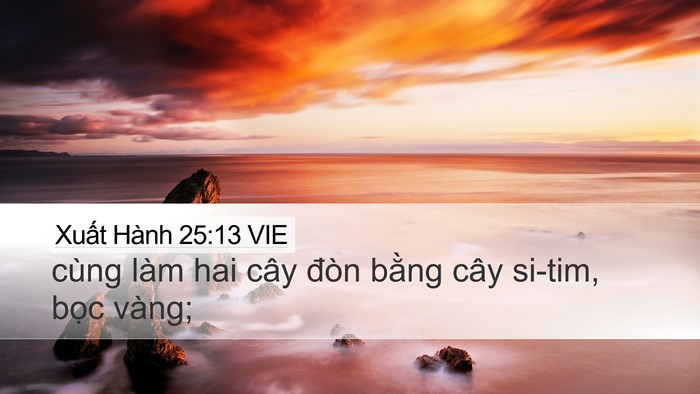 Xuất Hành 25:13 VIE Bible Verse Image