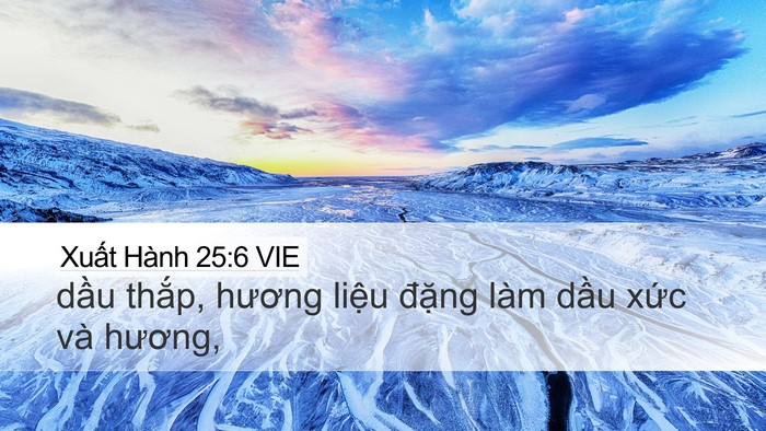 Xuất Hành 25:6 VIE Bible Verse Image