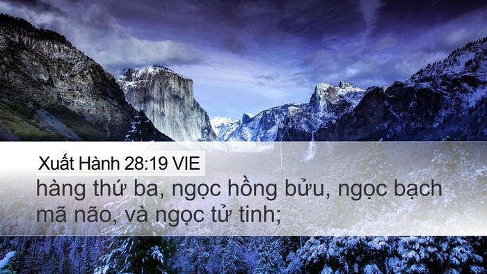 Xuất Hành 28:19 VIE Desktop Wallpaper - hàng thứ ba, ngọc hồng bửu, ngọc - Desktop Bible Verse Wallpaper