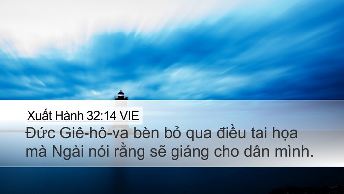 Xuất Hành 32:14 VIE Bible Verse Image