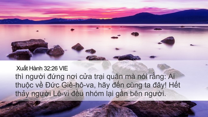 Xuất Hành 32:26 VIE Bible Verse Image