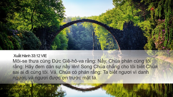 Xuất Hành 33:12 VIE Bible Verse Image