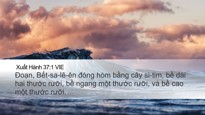 Xuất Hành 37:1 VIE Bible Verse Image