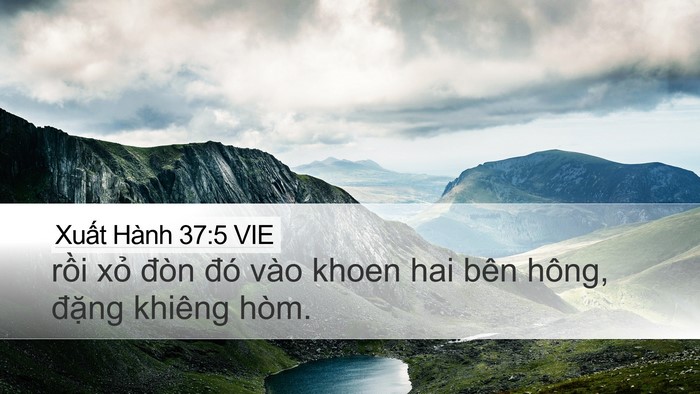 Xuất Hành 37:5 VIE Bible Verse Image