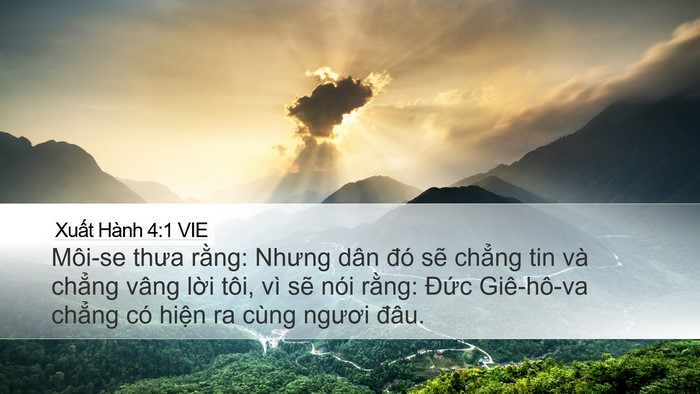Xuất Hành 4:1 VIE Bible Verse Image