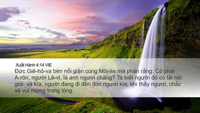 Xuất Hành 4:14 VIE Bible Verse Image