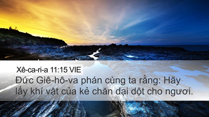 Xê-ca-ri-a 11:15 VIE Bible Verse Image