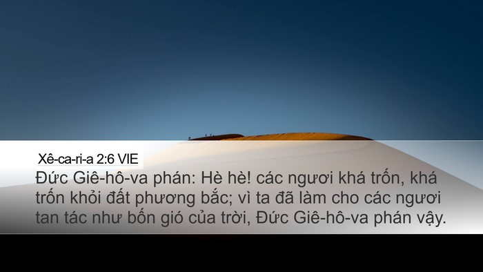 Xê-ca-ri-a 2:6 VIE Bible Verse Image