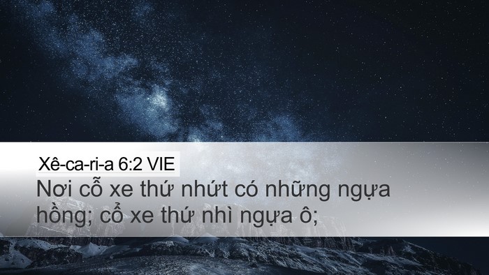 Xê-ca-ri-a 6:2 VIE Bible Verse Image