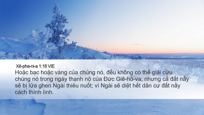 Xê-pha-ni-a 1:18 VIE Bible Verse Image