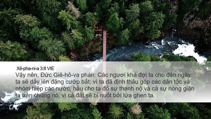 Xê-pha-ni-a 3:8 VIE Bible Verse Image