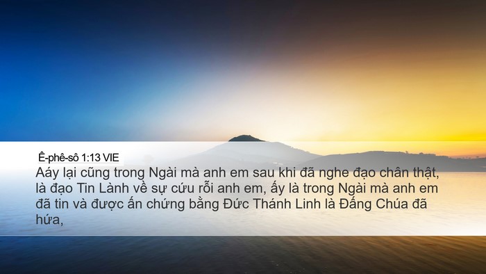Ê-phê-sô 1:13 VIE Bible Verse Image
