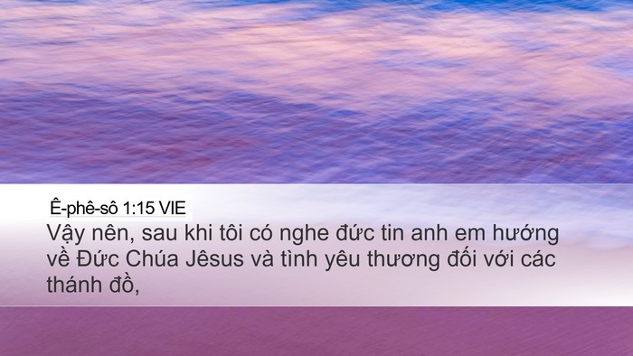Ê-phê-sô 1:15 VIE Bible Verse Image