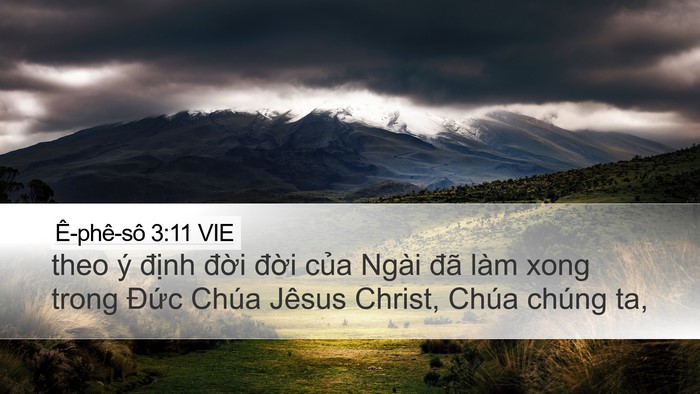 Ê-phê-sô 3:11 VIE Bible Verse Image