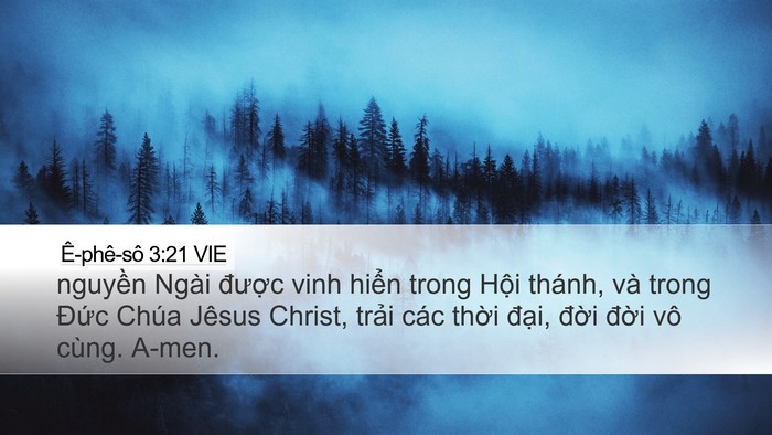 Ê-phê-sô 3:21 VIE Bible Verse Image
