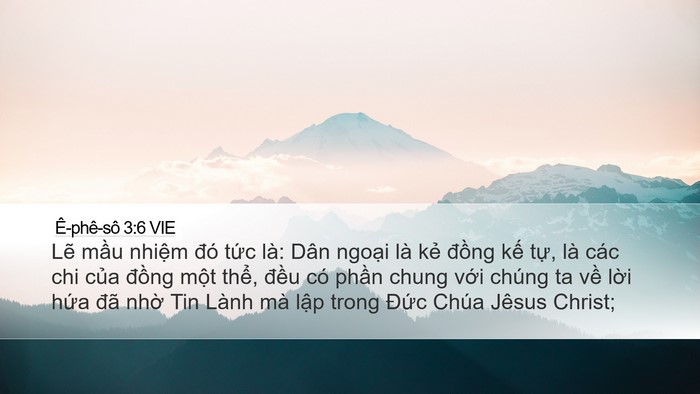 Ê-phê-sô 3:6 VIE Bible Verse Image