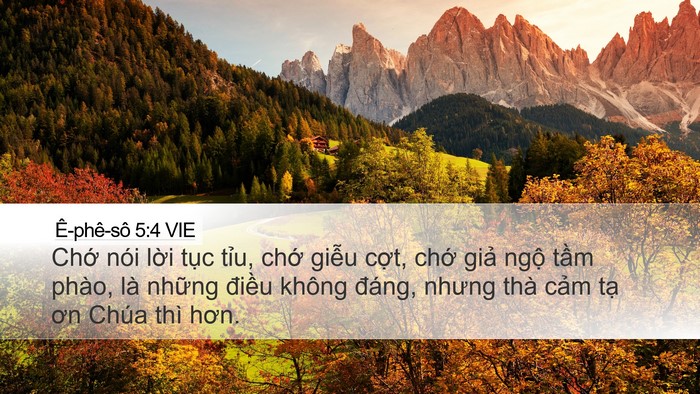 Ê-phê-sô 5:4 VIE Bible Verse Image