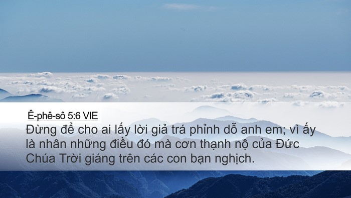 Ê-phê-sô 5:6 VIE Bible Verse Image