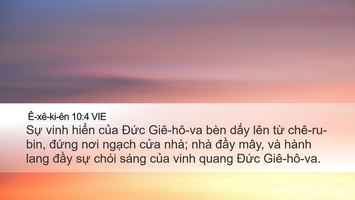 Ê-xê-ki-ên 10:4 VIE Bible Verse Image