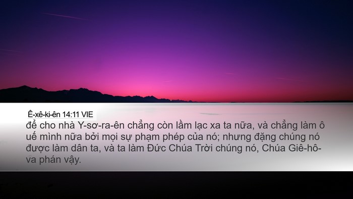 Ê-xê-ki-ên 14:11 VIE Bible Verse Image