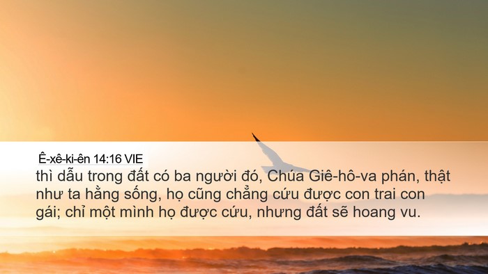 Ê-xê-ki-ên 14:16 VIE Bible Verse Image