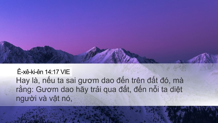 Ê-xê-ki-ên 14:17 VIE Bible Verse Image