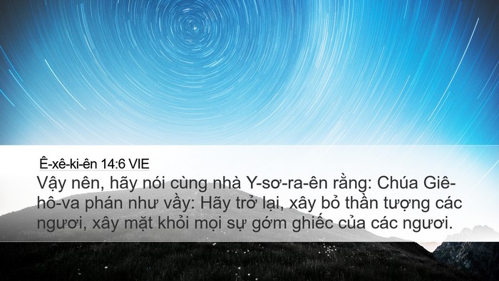 Ê-xê-ki-ên 14:6 VIE Bible Verse Image
