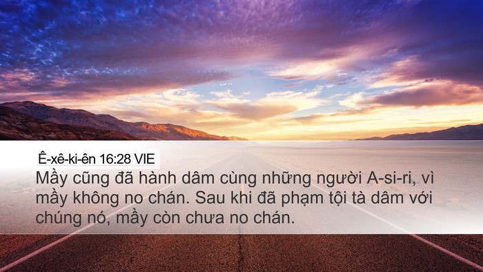 Ê-xê-ki-ên 16:28 VIE Bible Verse Image