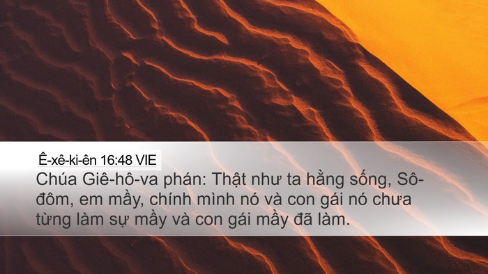 Ê-xê-ki-ên 16:48 VIE Bible Verse Image