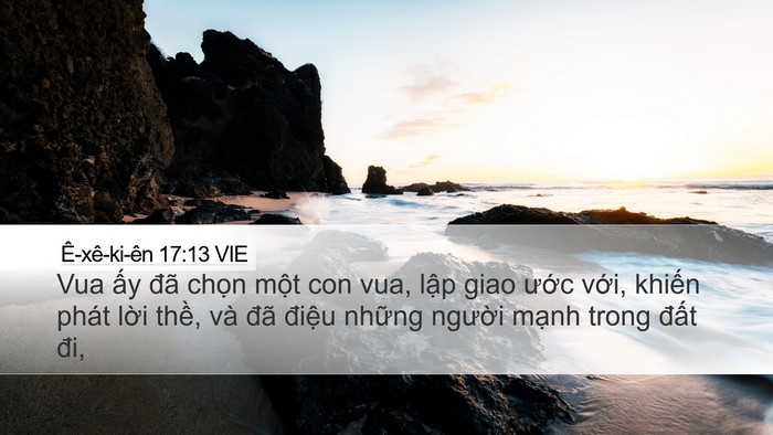 Ê-xê-ki-ên 17:13 VIE Bible Verse Image