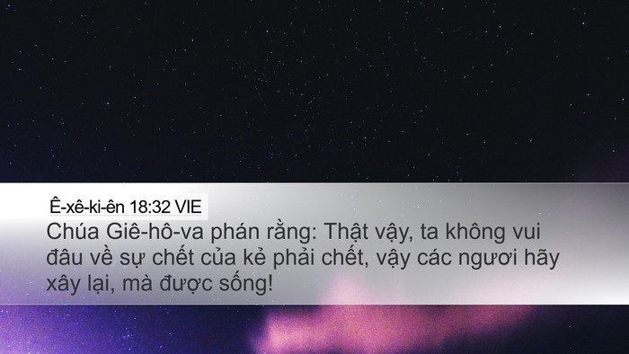Ê-xê-ki-ên 18:32 VIE Bible Verse Image