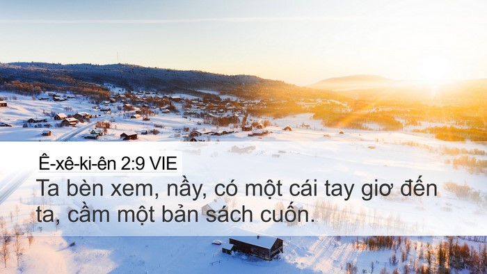 Ê-xê-ki-ên 2:9 VIE Bible Verse Image