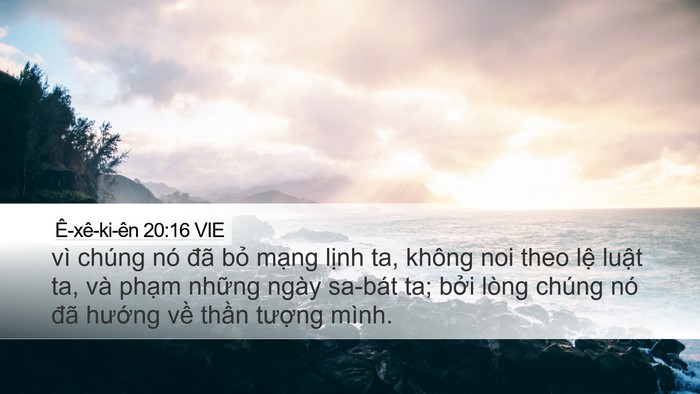 Ê-xê-ki-ên 20:16 VIE Bible Verse Image