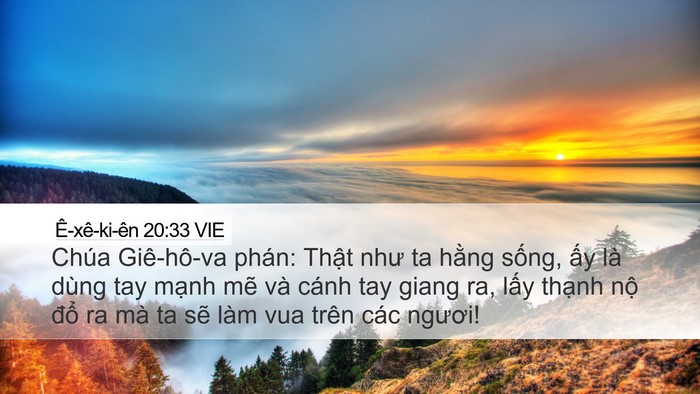 Ê-xê-ki-ên 20:33 VIE Bible Verse Image