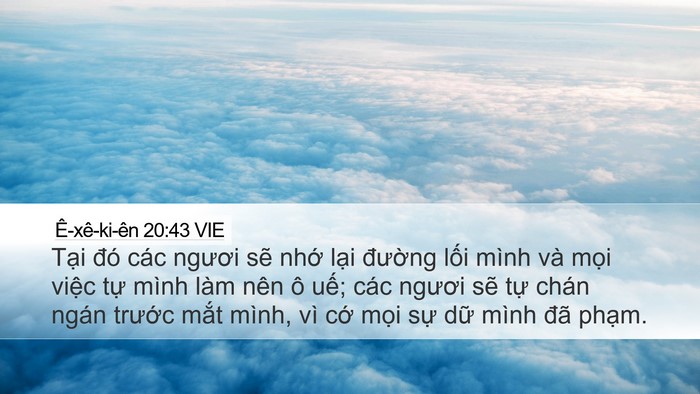 Ê-xê-ki-ên 20:43 VIE Bible Verse Image