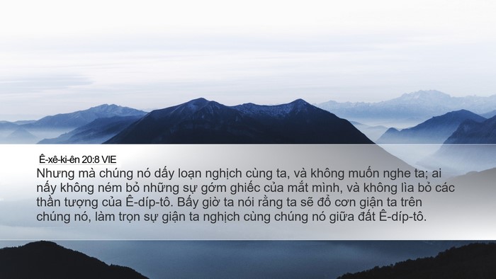 Ê-xê-ki-ên 20:8 VIE Bible Verse Image