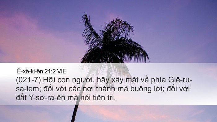 Ê-xê-ki-ên 21:2 VIE Bible Verse Image