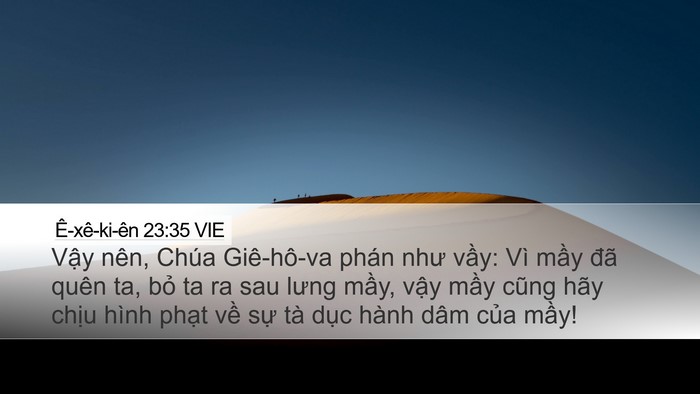Ê-xê-ki-ên 23:35 VIE Bible Verse Image